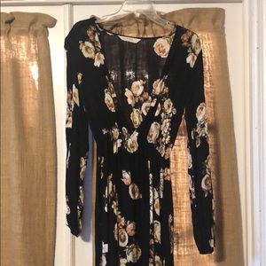 Rokoko floral black dress